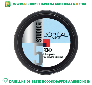 L’Oréal Studio Line Remix fibre paste aanbieding