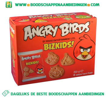 La food Angry birds bizkids aanbieding