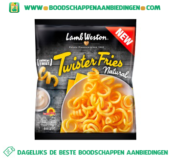 Lamb Weston Twister fries naturel aanbieding