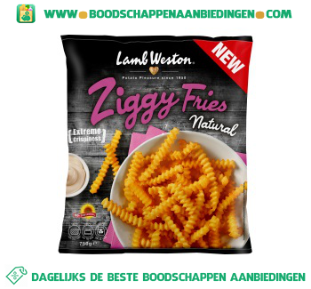 Lamb Weston Ziggy fries aanbieding