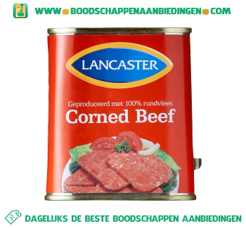 Corned beef aanbieding