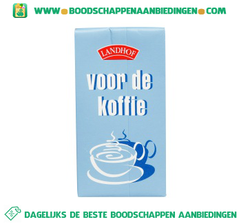 Landhof Voor de koffie aanbieding