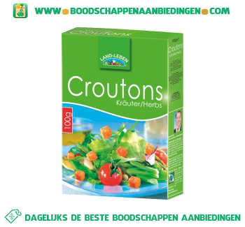 Croutons aanbieding