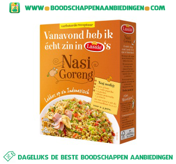 Nasi goreng rijst aanbieding