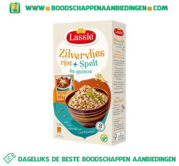 Zilvervliesrijst + spelt en quinoa aanbieding