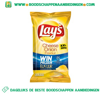 Lay’s Chips cheese onion XXL aanbieding