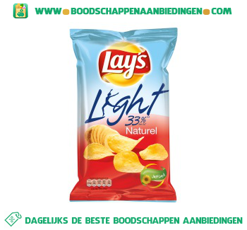 Lay’s Chips light naturel aanbieding