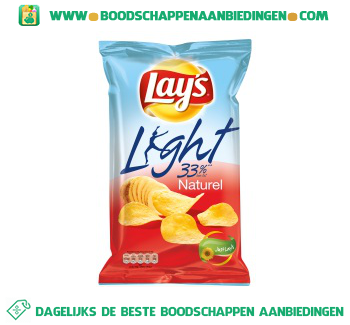 Chips light naturel aanbieding