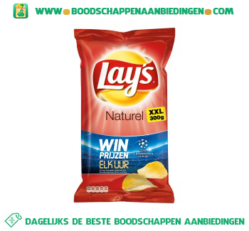 Chips naturel XXL aanbieding