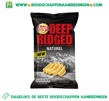 Lay’s Deep ridged naturel aanbieding