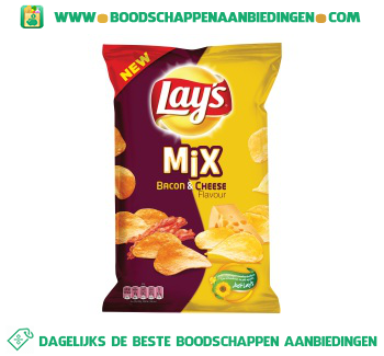 Lay’s Mix bacon & cheese aanbieding