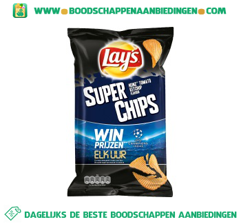 Lay’s Superchips Heinz tomaten ketchup aanbieding