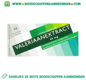 Valeriaan tabletten aanbieding