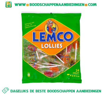 Lemco Lollies fruit aanbieding