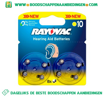 Batterijen rayovac v10 aanbieding