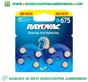 Lexro Batterijen rayovac v675 aanbieding