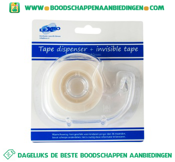 Lexro Tape dispenser met tape aanbieding