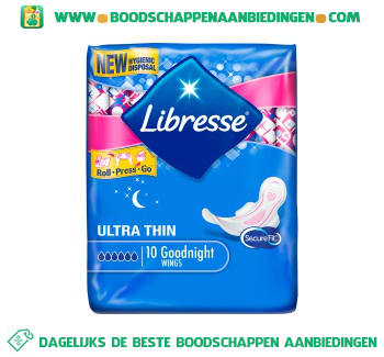 Libresse Goodnight ultra aanbieding