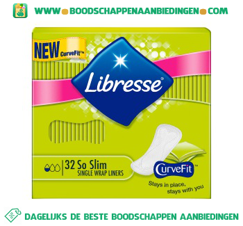 Libresse Inlegkruisjes so slim aanbieding