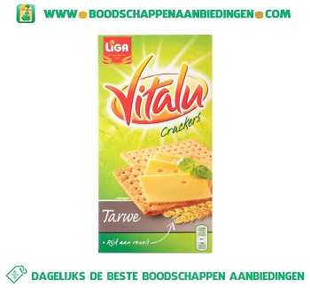 Liga Vitalu crackers tarwe aanbieding