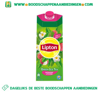 Lipton Ice tea jasmin lychee aanbieding