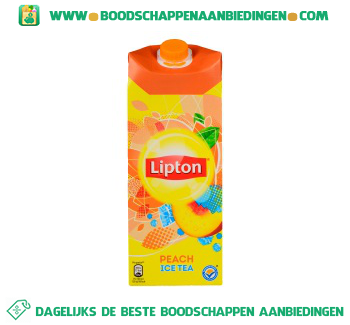 Lipton Ice tea peach aanbieding