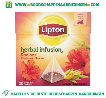 Lipton Thee rooibos aanbieding