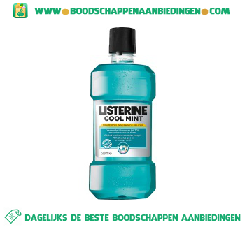 Listerine Mondwater cool mint aanbieding