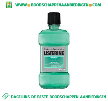 Listerine Mondwater tand & tandvleesbescherming aanbieding