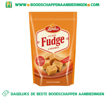 Lonka Fudge caramel aanbieding