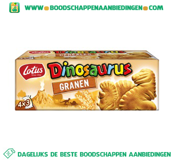 Dinosaurus granen aanbieding