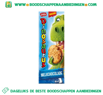 Lotus Dinosaurus melkchocolade aanbieding