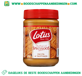 Lotus Speculoospasta aanbieding