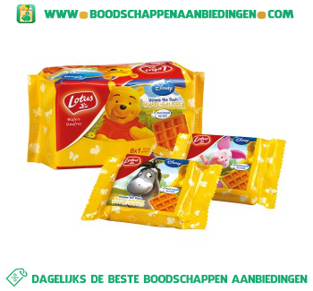 Lotus Winnie the pooh wafels naturel aanbieding