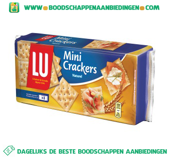 Lu Mini crackers naturel aanbieding