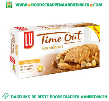 Time out biscuits hazelnoot aanbieding