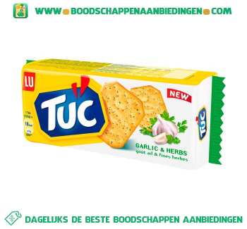 Tuc garlic & herbs aanbieding