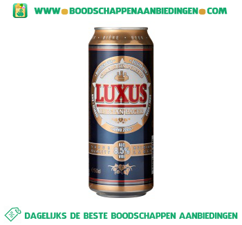 Luxus 8.5% blik aanbieding