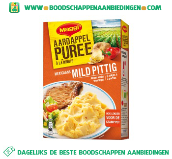 Aardappelpuree Mexicaans aanbieding