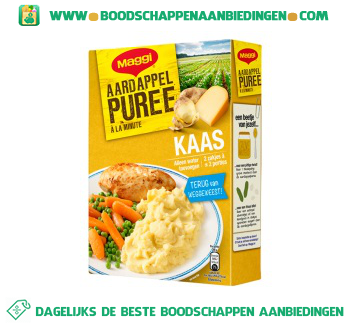 Maggi Aardappelpuree minute kaas aanbieding