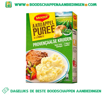 Aardappelpuree provencaalse kruiden aanbieding