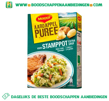 Aardappelpuree stamppot aanbieding