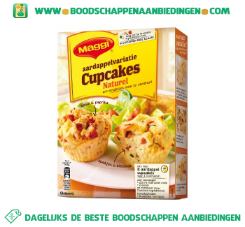 Maggi Aardappelvariatie cupcakes naturel aanbieding