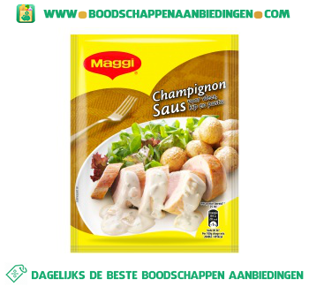 Maggi Champignonsaus aanbieding