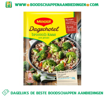 Dagschotel broccoli met kaassaus aanbieding