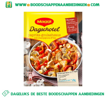 Maggi Dagschotel paprika goulash aanbieding