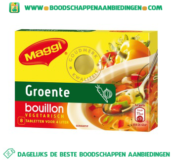 Maggi Groente bouillon aanbieding