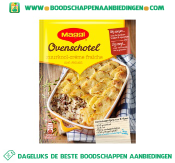 Maggi Ovenschotel zuurkool crèmesaus aanbieding