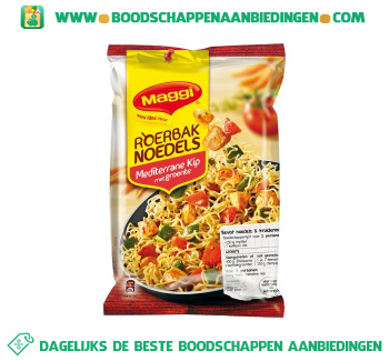 Maggi Roerbaknoedels mediterrane kip aanbieding