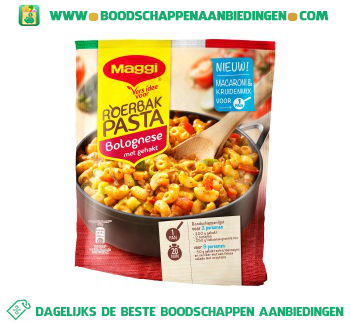 Maggi Roerbakpasta bolognese aanbieding